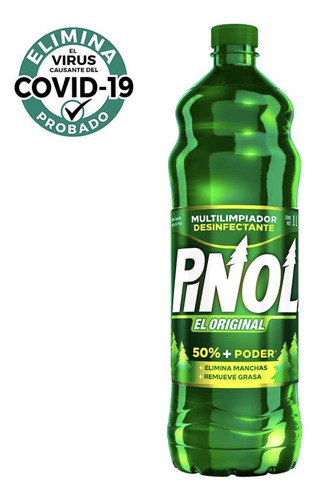 Caja Limpiador Pinol El Original 24 Piezas De 828 Ml C/u