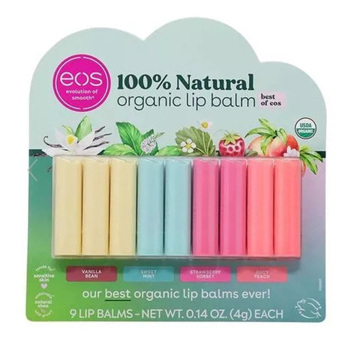 Eos Lip Balm De 9 Unidades