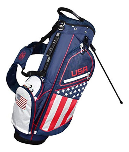 Hot-z Golf Usa Flag Deluxe Stars & Stripes 14 Way Deportes Y