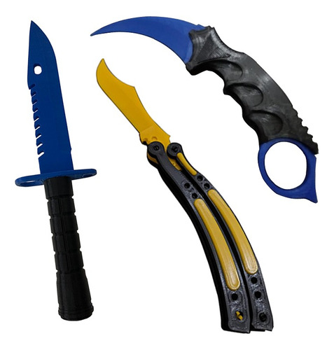 Set Replicas Csgo - Karambit | Butterfly | Bayonetta