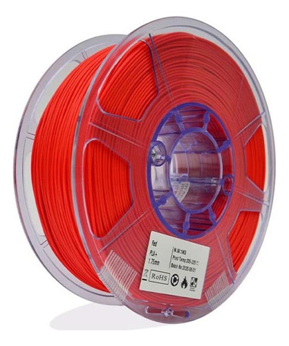 Filamento 3D PLA Premium Color Plus de 1.75mm y 1kg red dragon