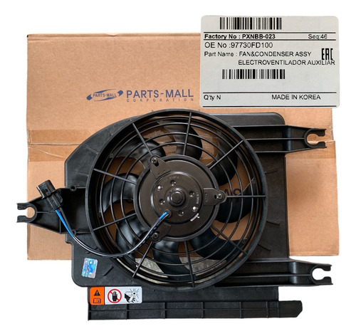 Electroventilador Auxiliar De Aire Acondicionado Kia Rio 1.5