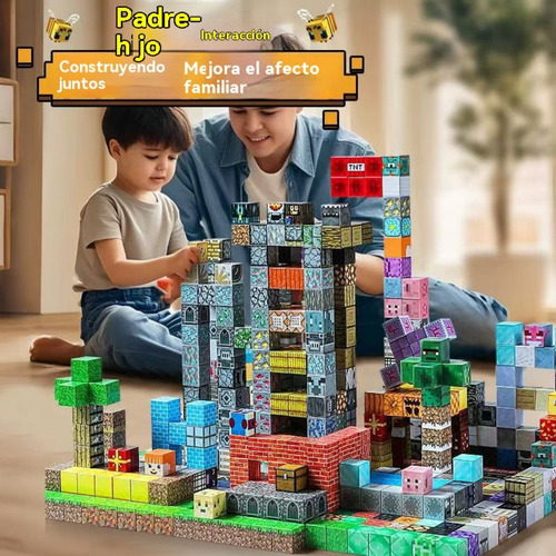 100 Cubos + 10, Bloque De Construcción Magnético De Juguete