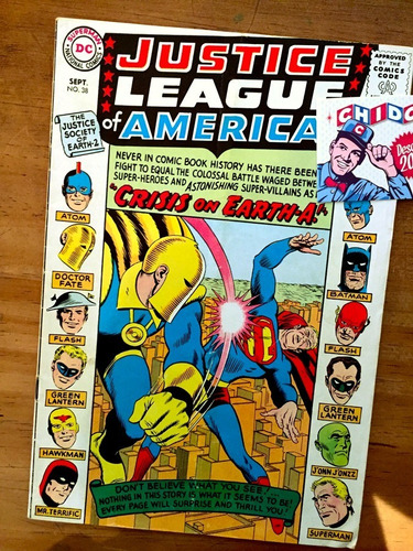 Comic - Justice League Of America #38 Batman Superman