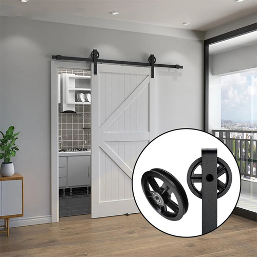 2 Poleas Duraderas For Puertas Corredizas De Granero, Para
