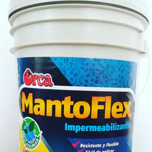 Manto Flex Negro Pintura Impermeabilizante Galon