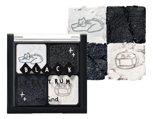 Rom&nd X Inapsquare Better Than Eyes Color B03 Glitz In Black