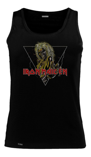 Camiseta Esqueleto Eddie Iron Maiden Banda Rock Metal Sbo