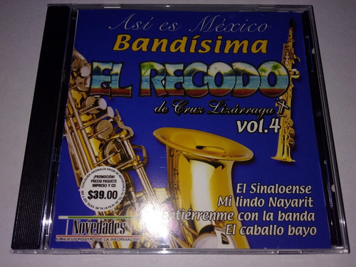 Bandisima El Recodo Vol. 4 Cd Novedades España Ed 2001 