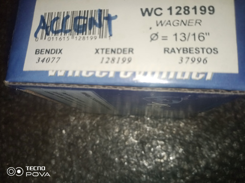 Cilindro De Freno 128199 / Hyundai Accent - Derecho 3/4