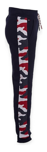 Jogger Pants Franjas Camo Camuflaje Niño Talla L