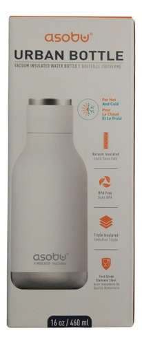 Botella Asobu Urban Termica 460 Ml Color White