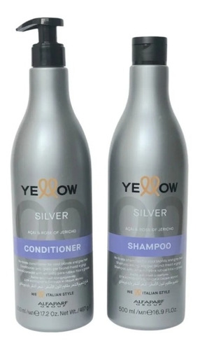 Yellow Silver Shampoo 500 Ml + Acondicionador 500 Ml