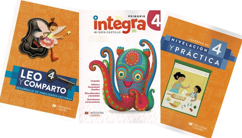 Integra 4° Mi Guía Castillo Primaria Kit C/2 Nueva Escuela M