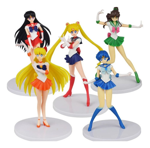 Figuras Anime Sailor Moon Coleccion 5 Piezas Set Original