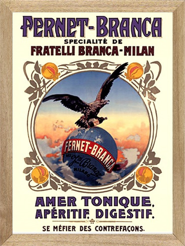 Fernet Cuadros Posters Carteles Publicidades  L562