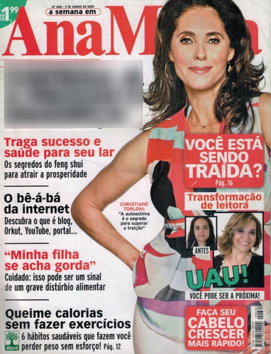 Revista Ana Maria 660: Christiane Torloni / Fernanda Lima