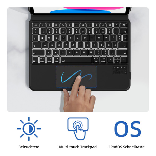 Smart Keyboard Para iPad 10th Geração A2696/a2757/a2777
