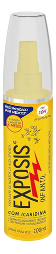 Exposis Infantil Spray Com Icaridina Repelente Dengue 100ml