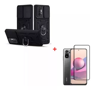 Case Antishock Para Xiaomi Redmi Note 10/ 10s/ 10 Pro + Mica