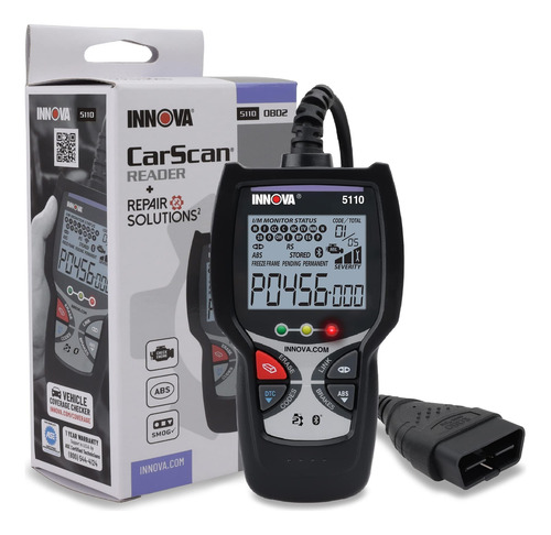 Escáner Obd2 Innova 5110 Con Abs, Luz Antismog Y Luz De Rein