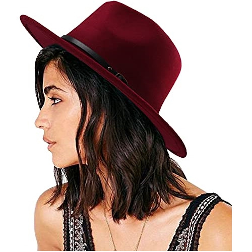 Gorros Sombreros Y Boinas  Con Hebilla Rojo Talla Única