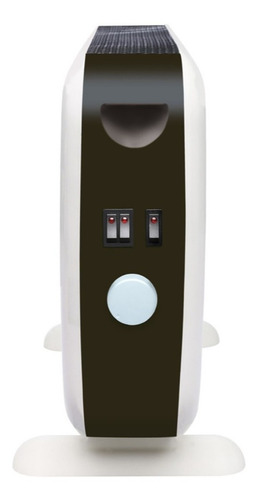 Imagen 2 de 3 de Calefactor eléctrico Liliana CFB17 blanco y negro 220V-240V