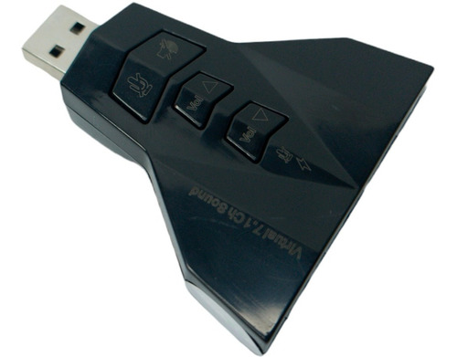 Adaptador De Audio Para Tarjeta De Sonido Externa Usb De 7.1