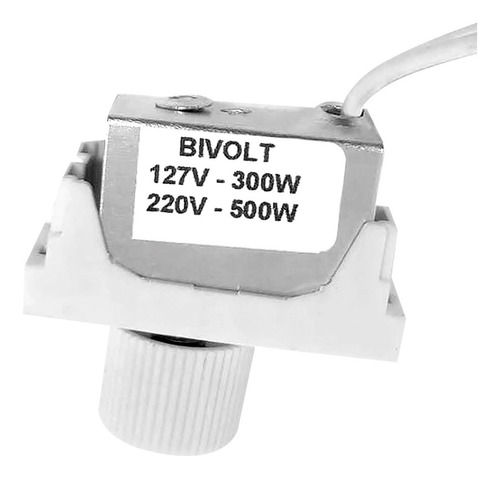 Imagem 3 de 6 de Kit 2 Dimer Rotativo Módulo Branco Bivolt 500w Pial Plus
