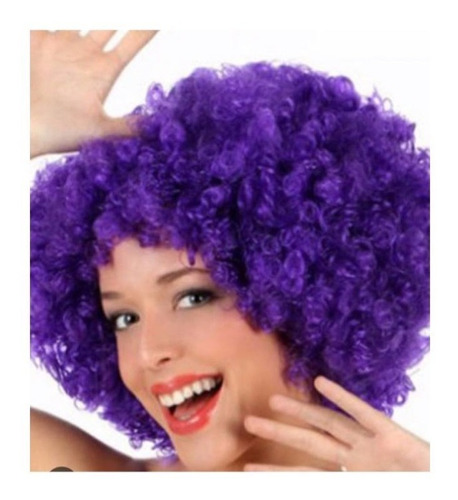 Peluca Afro Para Adultos Niños - Halloween Cosplay