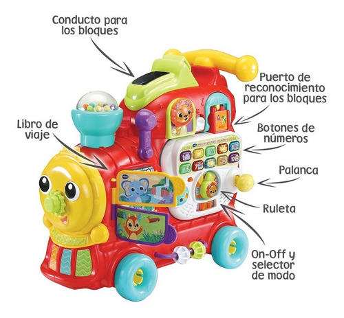 Tren Abc De Paseo Juguete Electrónico Bebé Niño Vtech