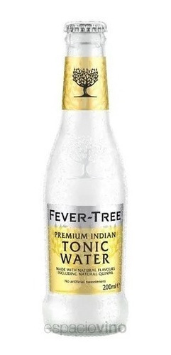 Imagen 1 de 1 de Agua Tónica Fever Tree Indian Tonic 200ml Inglaterra