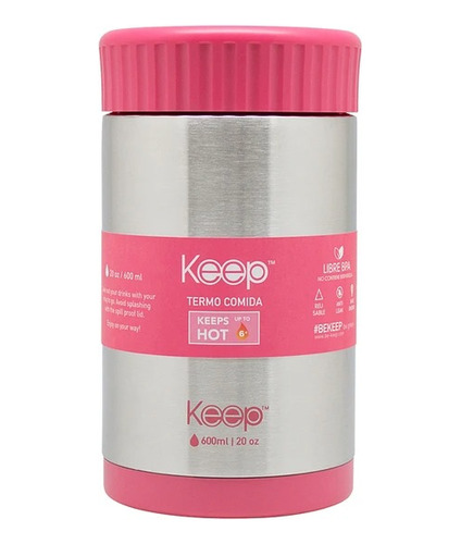 Termo Comida Acero Inoxidable 600 Ml Keep