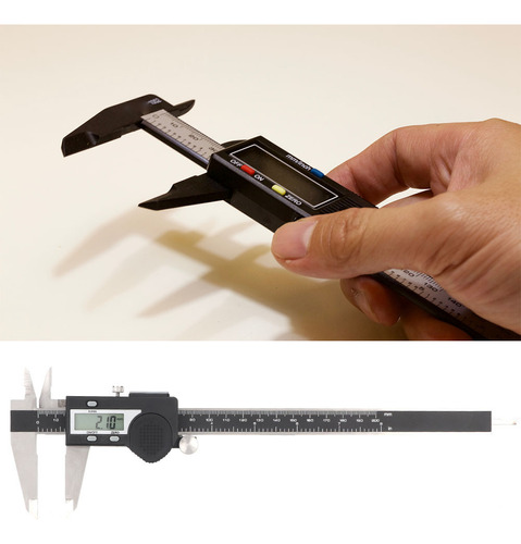 Calibre Electrónico Digital Vernier Measure Tool De Acero In