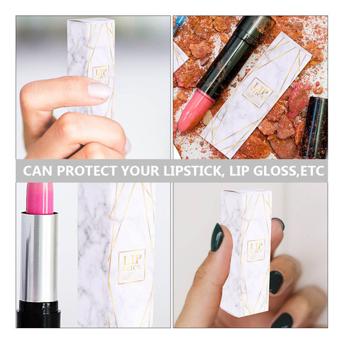 Caja De Embalaje De Lápices Labiales Crystal, 50 Unidades