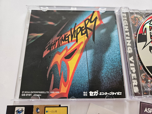 Jogo Fighting Vipers Sega Saturn Japonês Original (Usado)