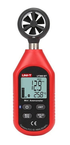 Anemometro Digital Compacto Bluetooth Uni-t 363bt Ut363