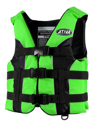 Colete Salva Vidas Esportivo Ativa 55 Homologado Jet G Verde
