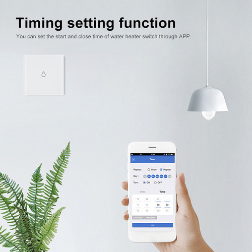 Calentador De Agua Boiler Timer Smart Home Wifi 16a Encendid