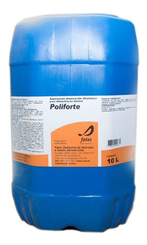 Suplemento Vitamínico Poliforte - 10 Litros