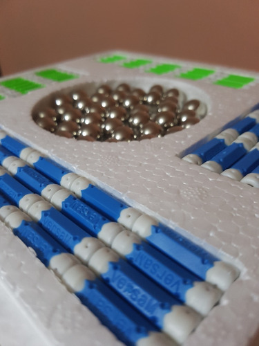 2 X Juego Imanes Construcción Didáctico 118, Magnetic + Envi