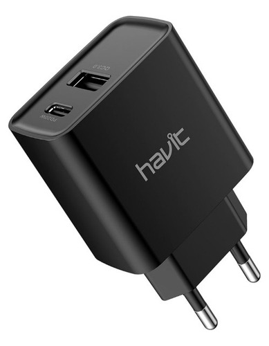 Cargador Havit Usb Conexión A 100-240v A Usb / C Hv-uc111