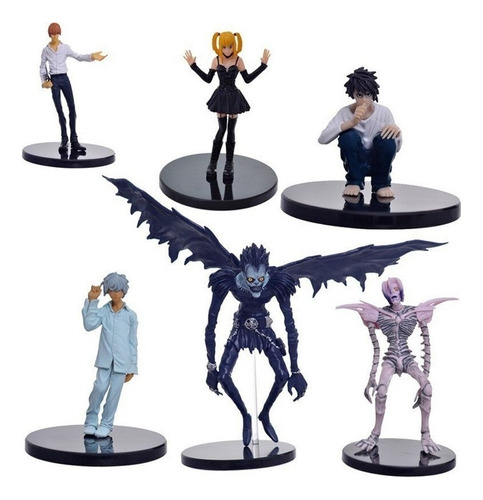 Figura De Acción De Death Note, 6 Unidades, Modelo Rem Yagam