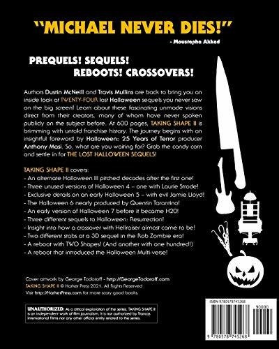 Taking Shape Ii The Lost Halloween Sequels, De Mcneill, Dustin. Editorial Harker Press, Tapa Blanda En Inglés, 2020