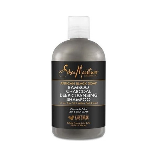 Shea Moisture Africano Jabón Negro Bambú De Carbón Champú De