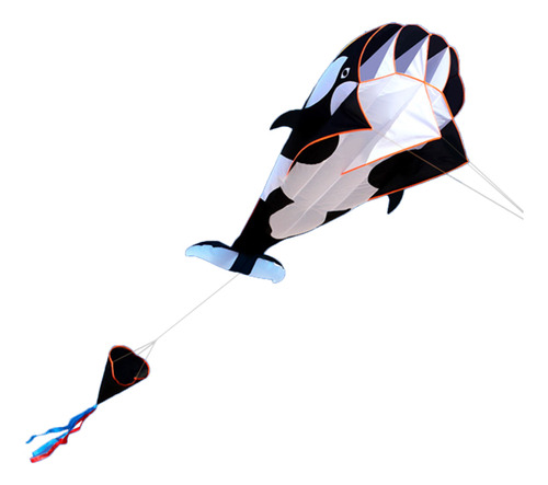 Kite Kite Soft Flying Enorme Kite Parafoil Whale 3d Sin Marc