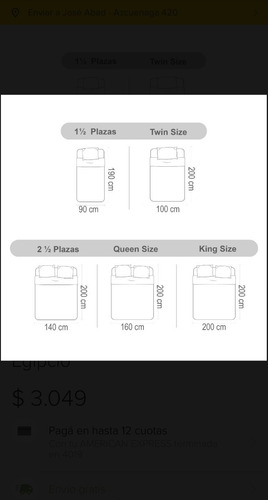 Imagen 6 de 8 de Sábanas Queen 100 % Algodón Egipcio 300 Hilos Importadas Usa