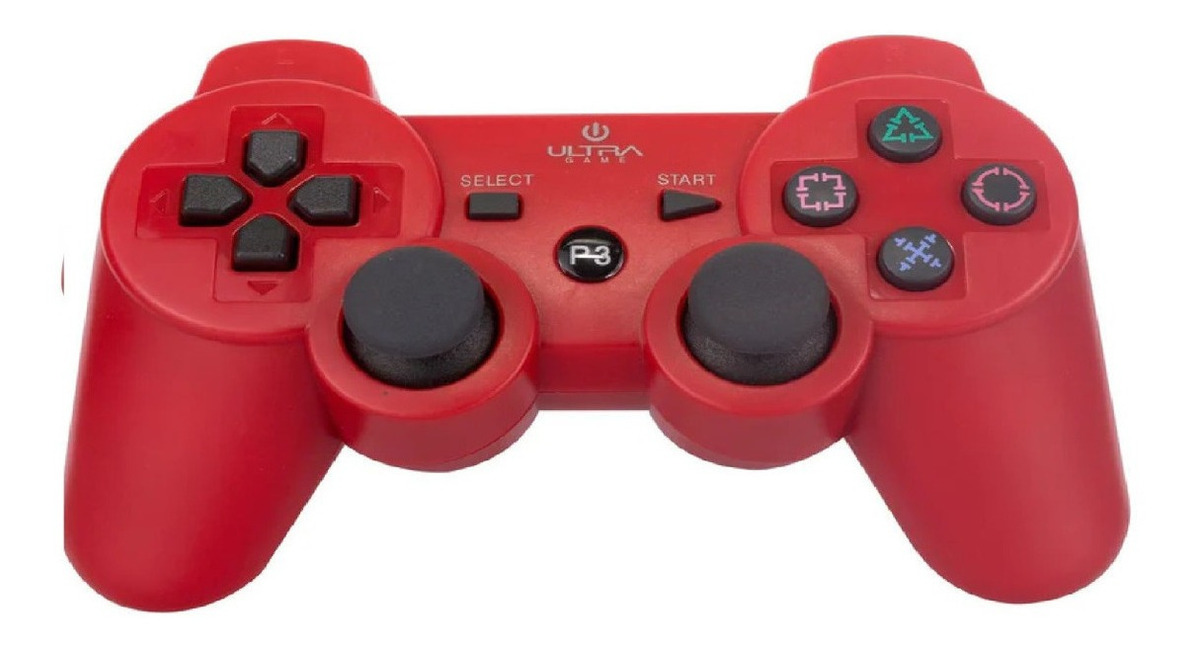 Control joystick inalámbrico Ultra Double shock 3 rojo