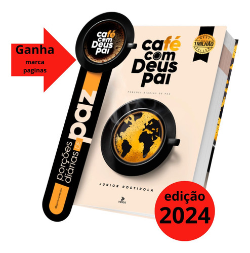 Café Com Deus Pai - Porções Diárias De Paz, Junior Rostirola - Editora Vélos, Edição 2024