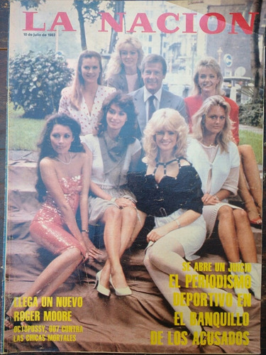 Revista La Nación 10/7/83 Roger Moore Julio De Grazia Viuti